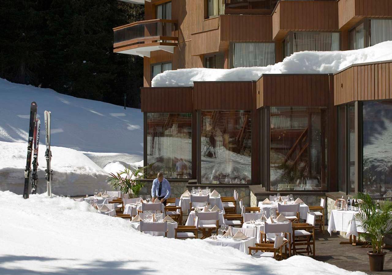 Residence Le Domaine Du Jardin Alpin - Courchevel 1850 Bagian luar foto